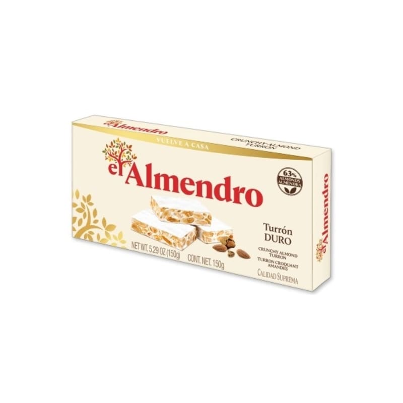 El Almendro Turron Duro Alicante 150Gr - Farmacias Arrocha