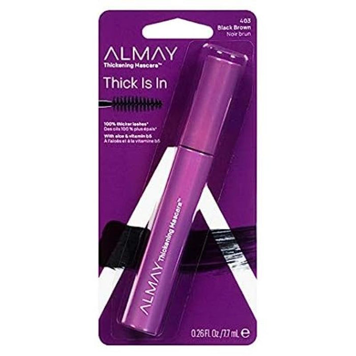 Almay One Coat Mascara Black Brown 11771