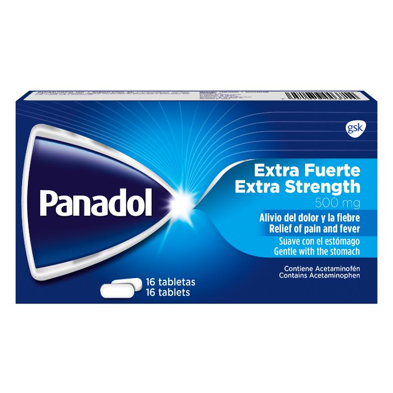 Panadol Extra Fuerte x16 - Farmacias Arrocha