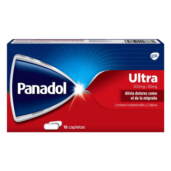 Panadol Ultra 500 mg 16 Tabletas - Farmacias Arrocha