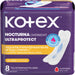 Toallas Femeninas Kotex Nocturna Sin Alas 8U - Farmacias Arrocha