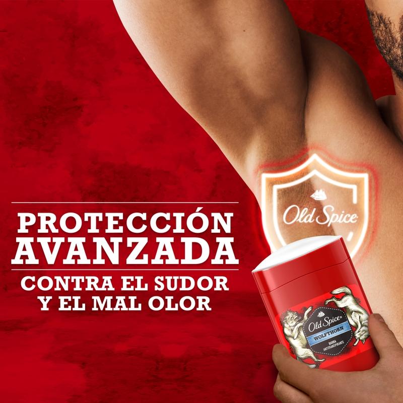Barra Antitranspirante Old Spice Wolfthorn 50 g - Farmacias Arrocha