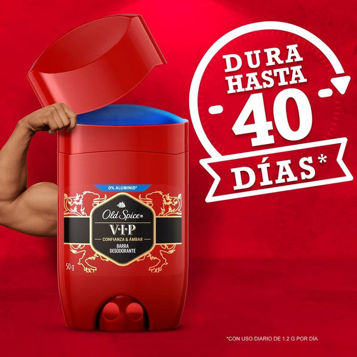 Barra Desodorante Old Spice Vip 50 g