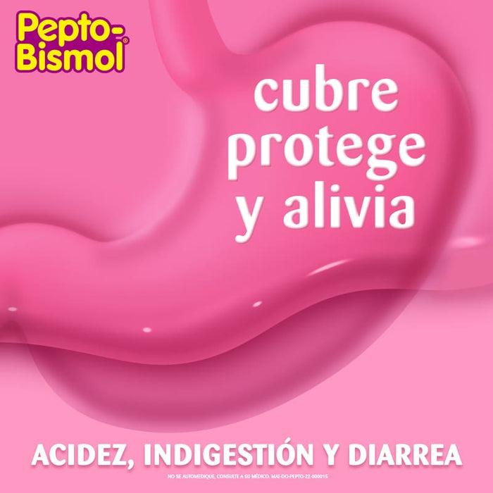 Pepto-Bismol Suspensión Sabor Original 473 Ml - Alivio Para El Malestar Estomacal - Farmacias Arrocha