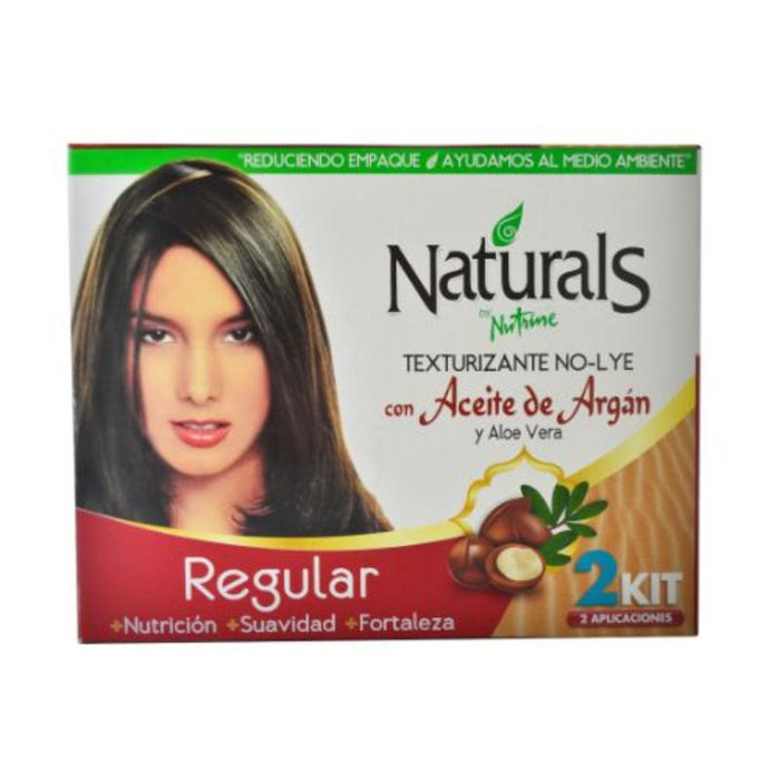 Naturals Relajante No Lye Argan Regular Kit Duo