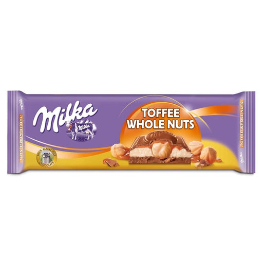 Milka Toffee Whole Nut Tablet 300Gr - Farmacias Arrocha