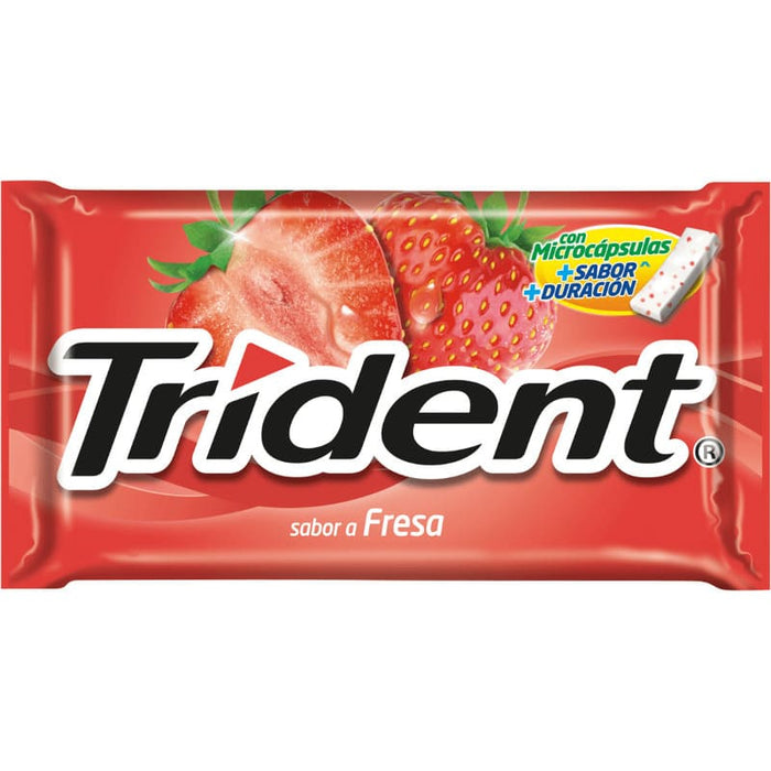 Trident Chicle Sabor Fresa 8.5Gr - Farmacias Arrocha