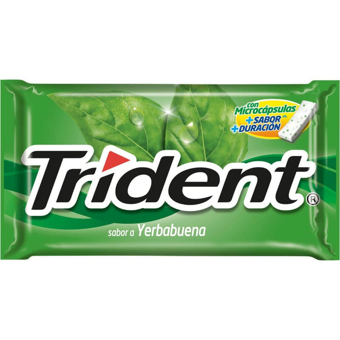 Trident Chicle Sabor Yerbabuena 8.5Gr - Farmacias Arrocha