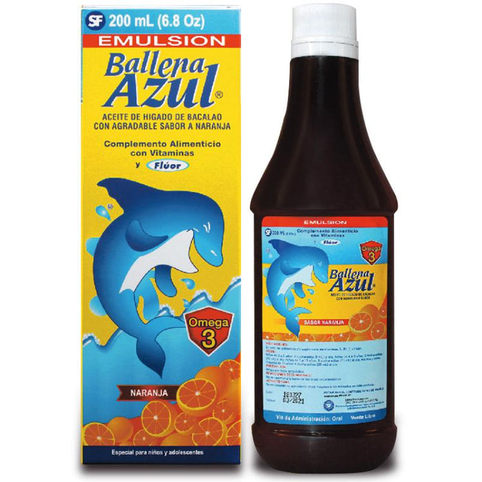 Ballena Azul Emulsion Naranja 200Ml