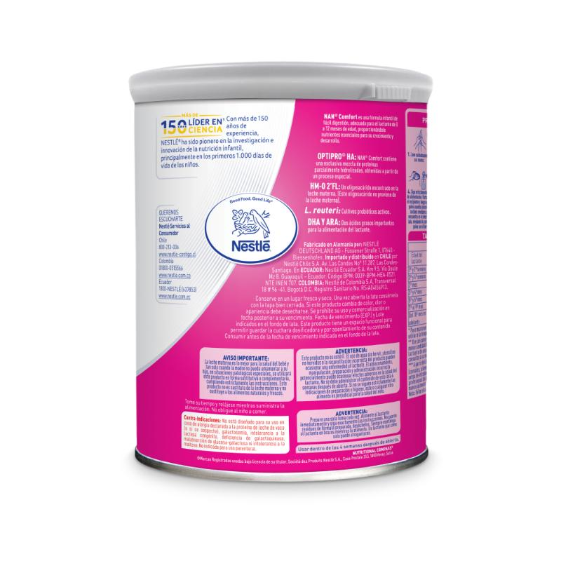 Nestle Nan Comfort 800Gr - Farmacias Arrocha