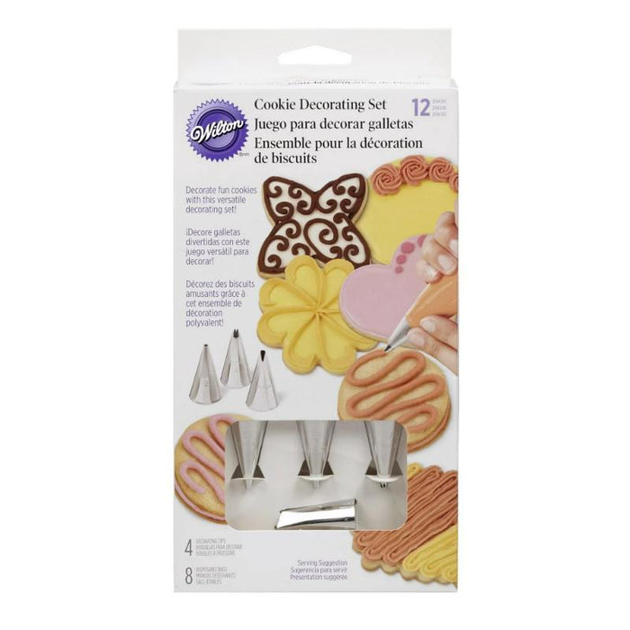 Wilton Set De Decoración de Galletas 12Pzas - Farmacias Arrocha