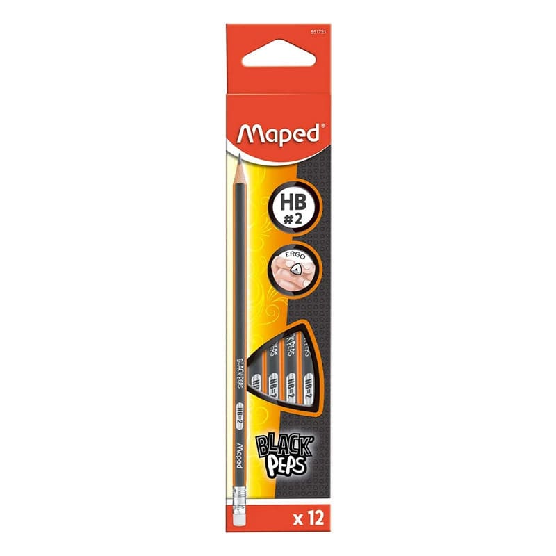 Maped Lap - Grafito Blackpep Blist 12Und - Farmacias Arrocha