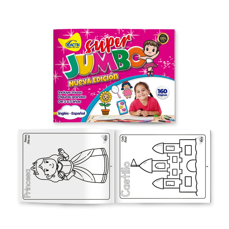 LIBROS SUPER JUMBO NIÑA 160 PAG - Farmacias Arrocha