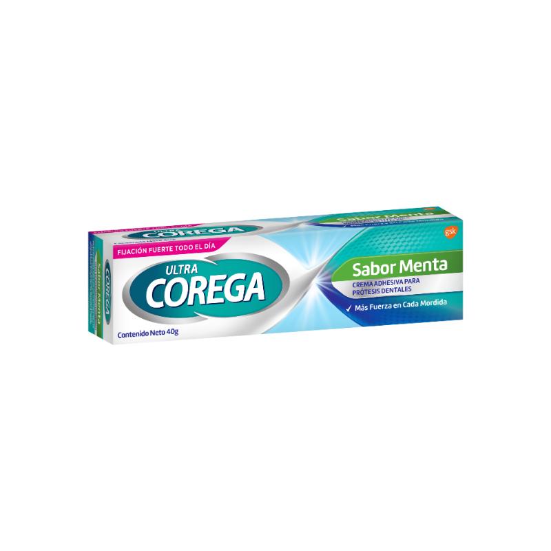 Ultra Corega Sabor Menta 40G - Farmacias Arrocha