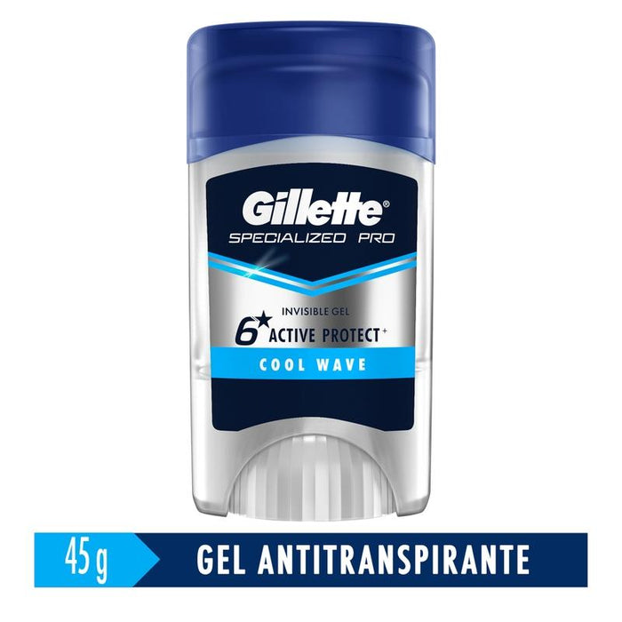 Gel Antritranspirante / Desodorante Gillette Specialized Pro Cool Wave Invisible 45 g