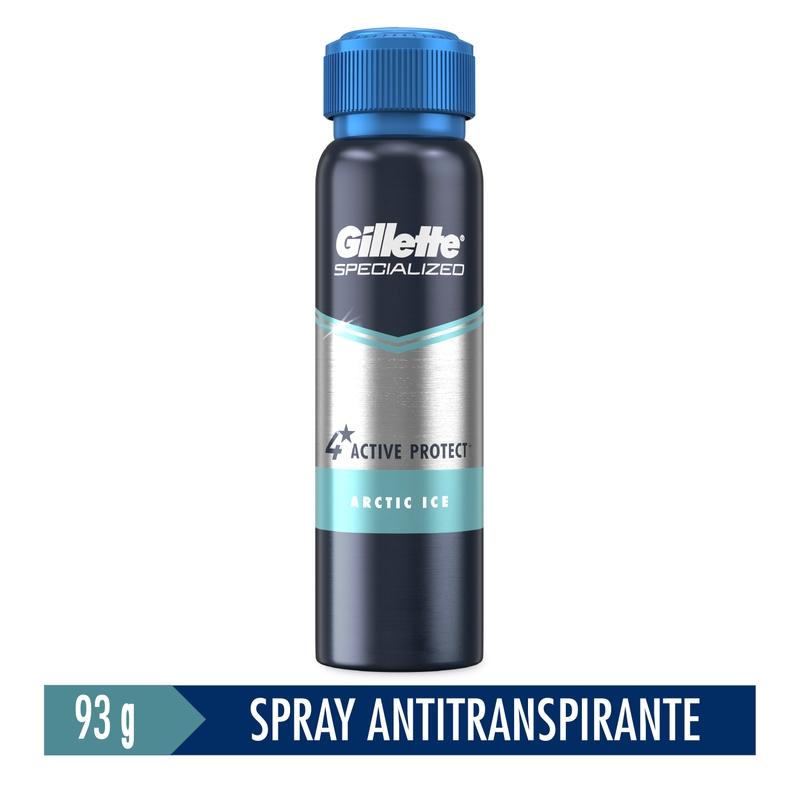 Spray Antitranspirante Gillette Specialized Artic Ice 93 g - Farmacias Arrocha