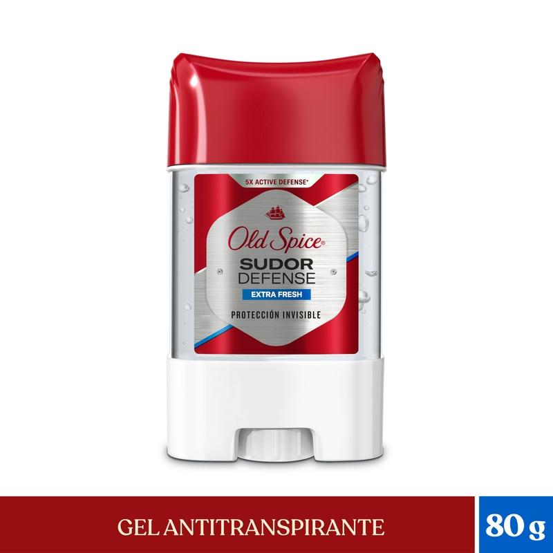 Gel Antitranspirante Old Spice Sudor Defense Extra Fresh 80 g - Farmacias Arrocha