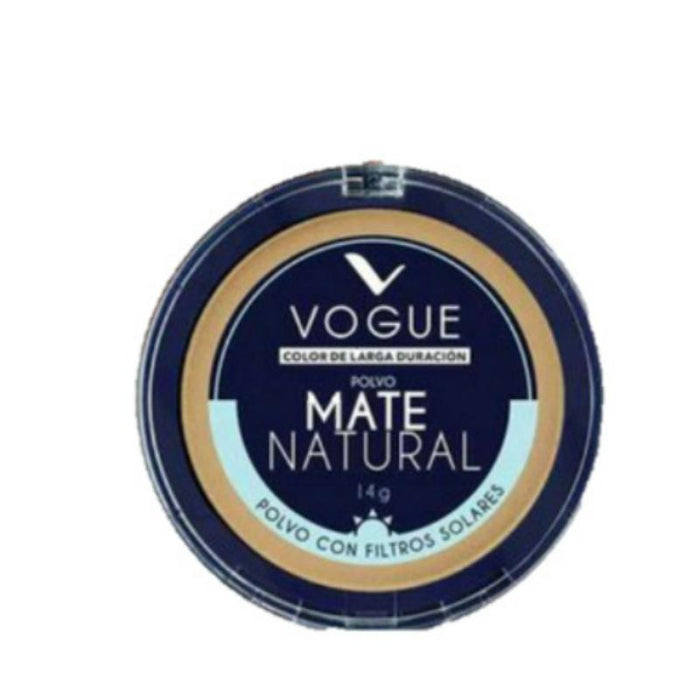 Vogue Polvo Compacto Mate Natural Con ácido Hialurónico