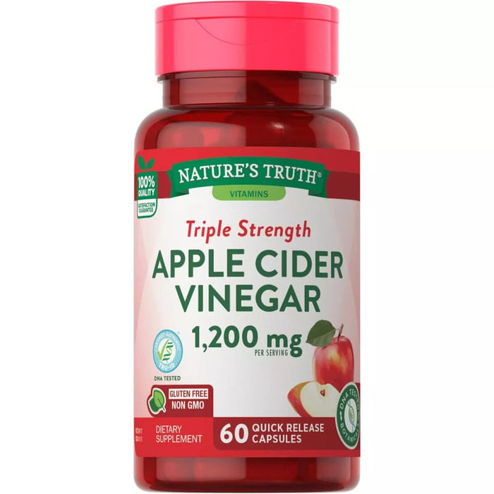 Apple Cider Vinegar X 60 Caps 1200Mg - Farmacias Arrocha