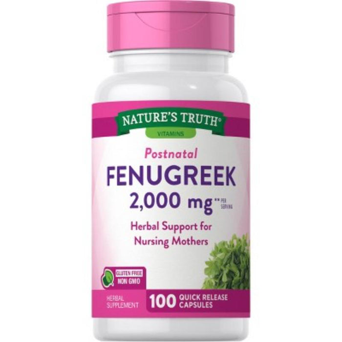 Nature'S Truth Fenugreek 610Mg X 100 Cap