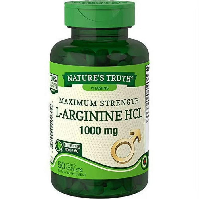 Nature'S Truth Larginine 500Mg Per 2 Serv(1000Mg)50Tab