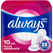 Toallas Femeninas, Always Suave Día 10 Unidades - Farmacias Arrocha