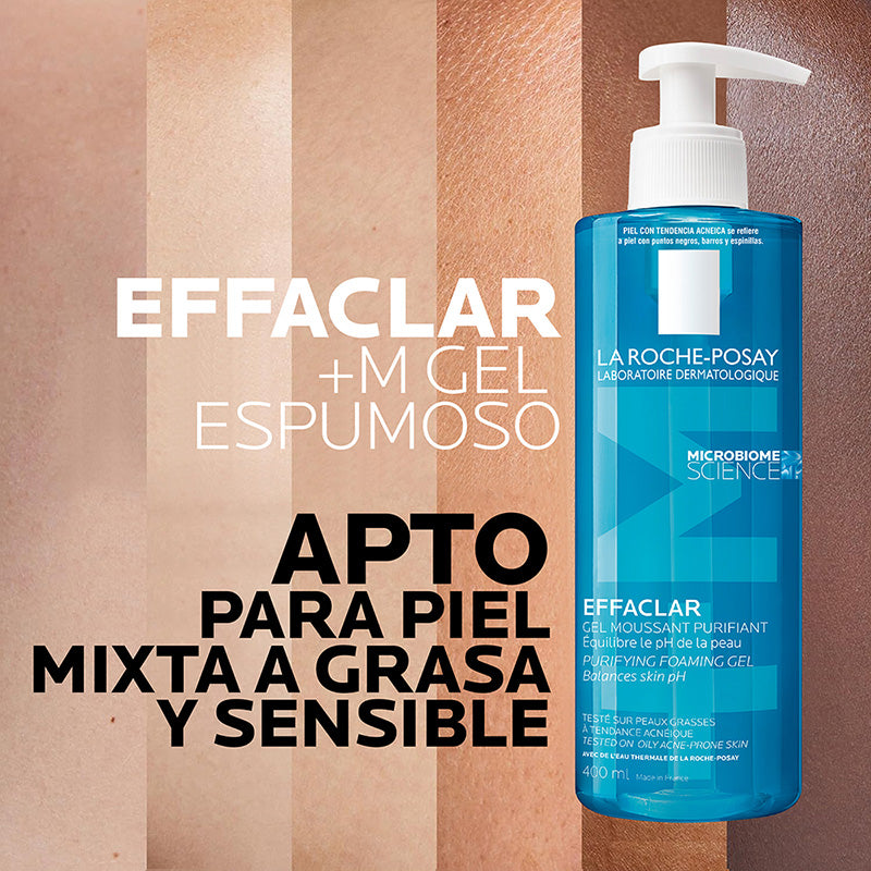 La Roche Posay Effaclar Gel Limpiador Para Piel Grasa 400Ml - Farmacias Arrocha