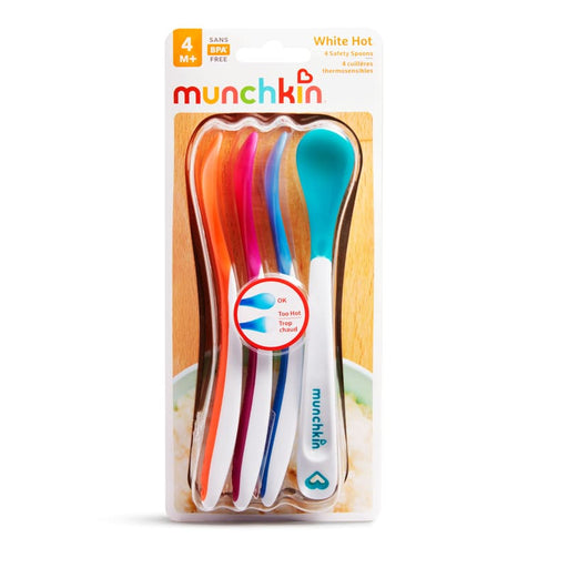 Munchkin Set De 4 Cucharadas de Seguridad White Hot - Farmacias Arrocha