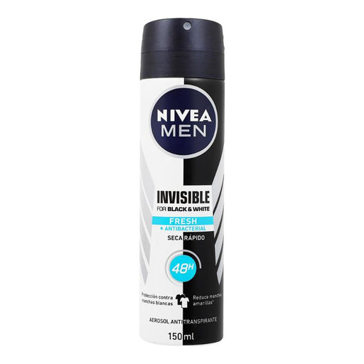 Nivea Deo Spray Invisible B&W Fresh 150Ml - Farmacias Arrocha