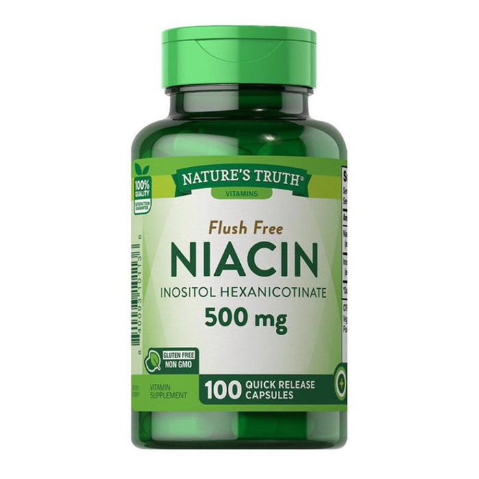 Nature'S Truth Flush Free Niacin 500Mg 100 Caps