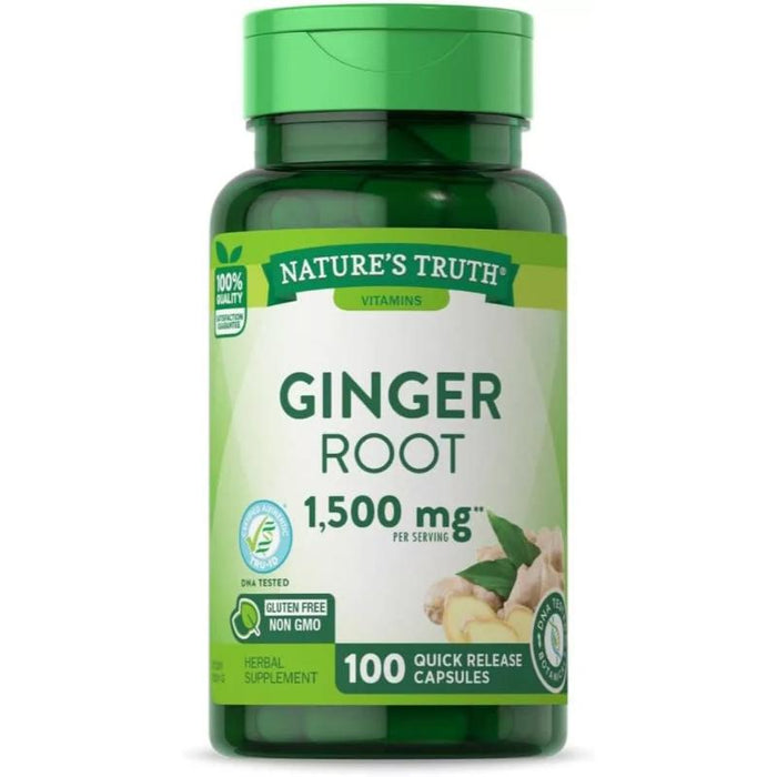 Nature'S Truth Ginger Root 750Mg 100 Capsules