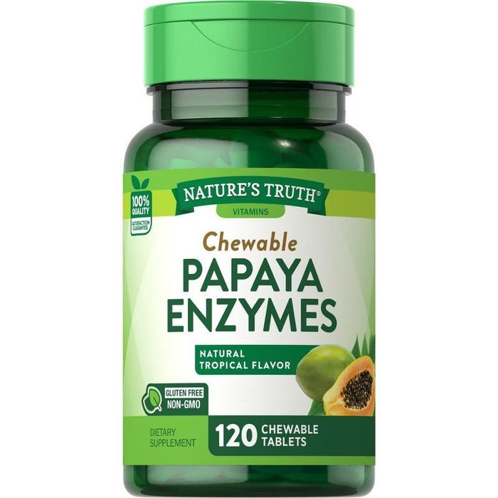 Nature'S Truth Chewable Papaya Enzyme 120 Tab