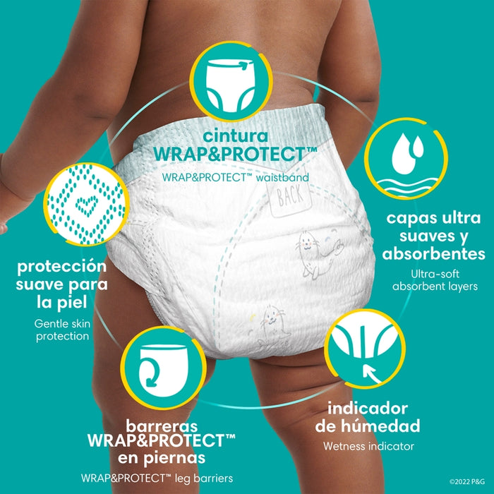 Pañales Pampers Swaddlers Talla 3, 112 unidades