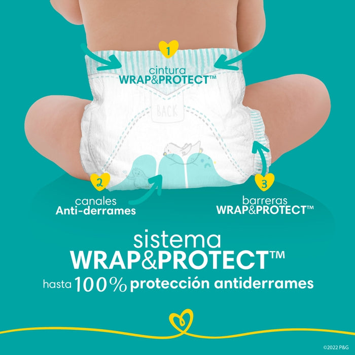 Pañales Pampers Swaddlers Talla 4, 100 unidades