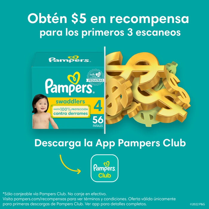 Pañales Pampers Swaddlers Talla 5, 88 unidades