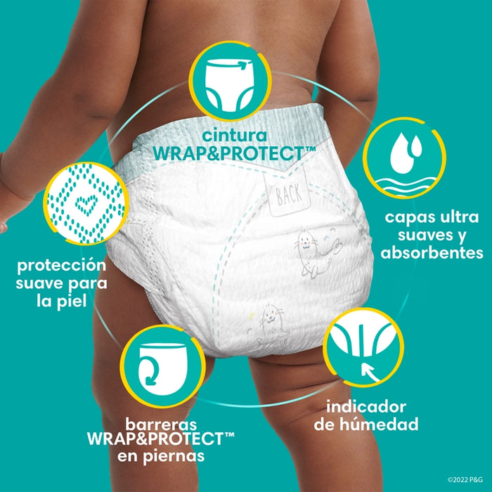 Pañales Pampers Swaddlers Talla 5, 88 unidades