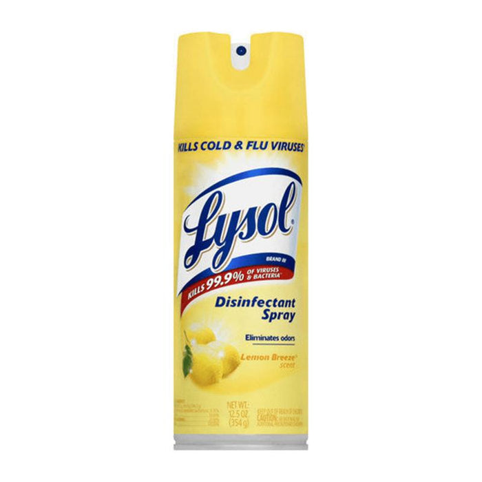 Lysol Spray Desinfectante Lemon Breeze 12Oz