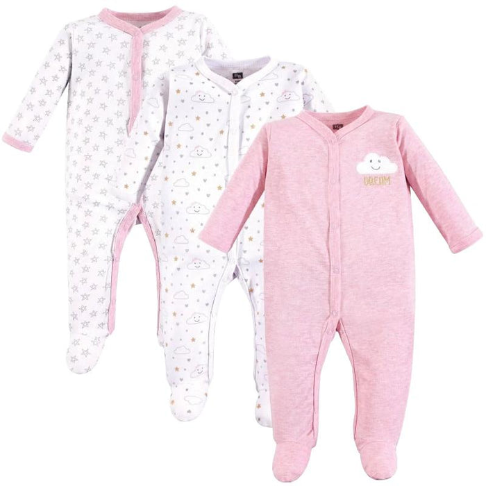 Set De Pijamas 3 Pzas 6-9 Meses Diseño Nubes