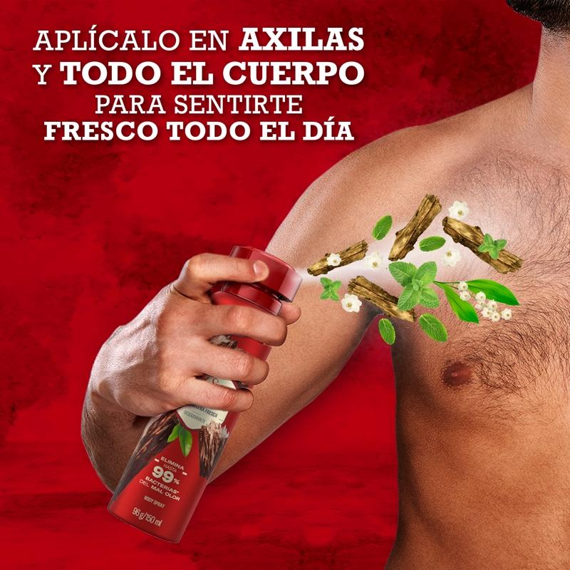 Desodorante Body Spray Old Spice Leña 96 g/150 ml X 2 Unidades - Farmacias Arrocha