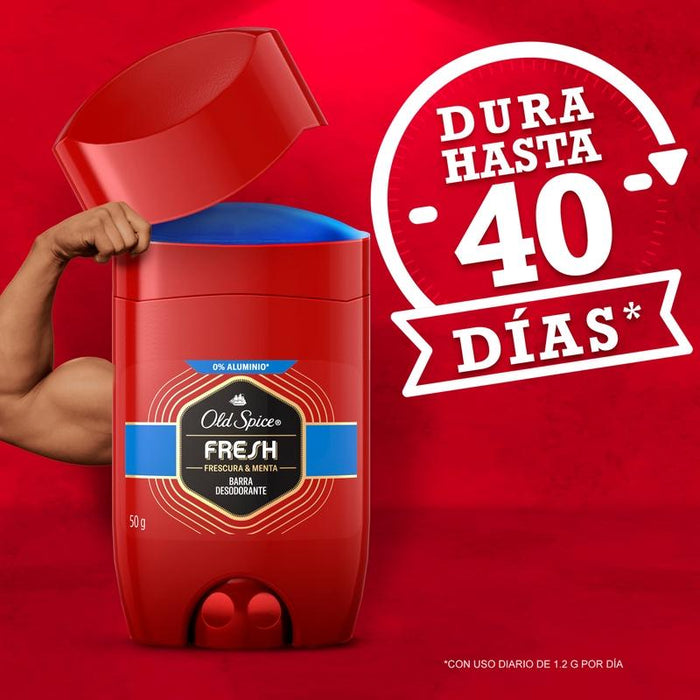 Barra Desodorante Old Spice Fresh 50 g X 2 Unidades