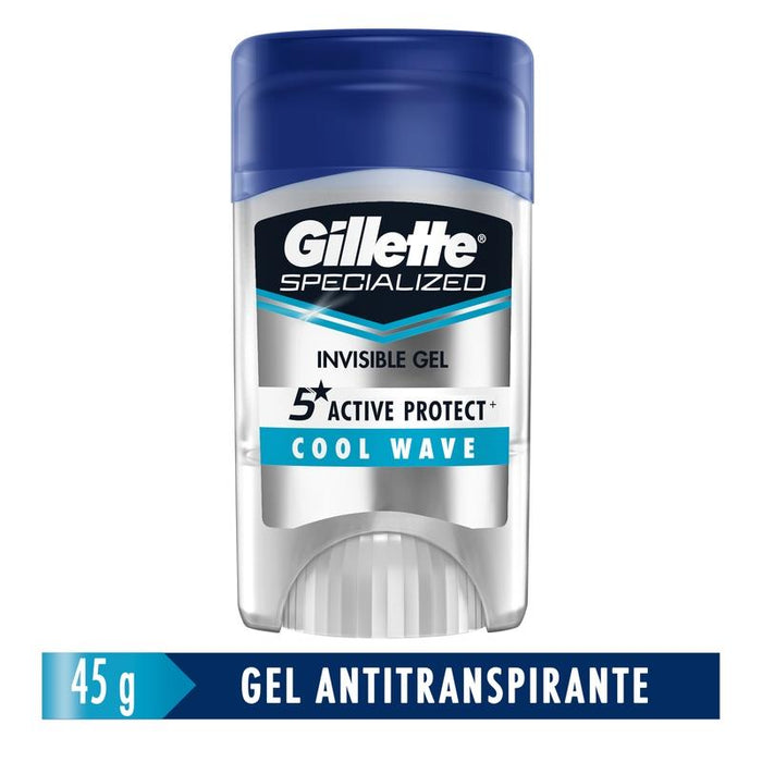 Gel Antitranspirante Gillette Specialized Cool Wave 45 g