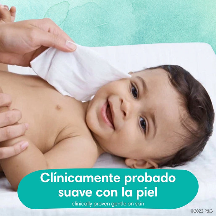 Toallitas húmedas Pampers Aqua, 56 unidades