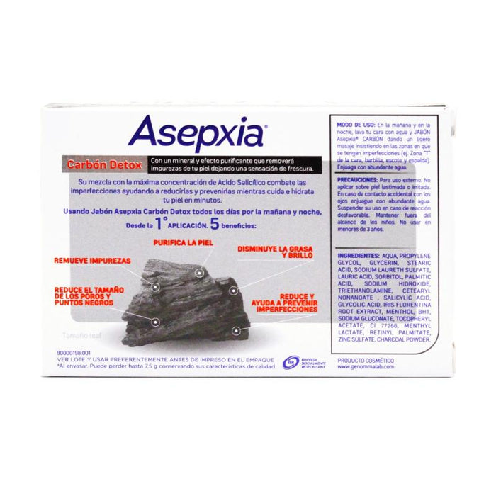 Asepxia Jabon Carbon 100G Global