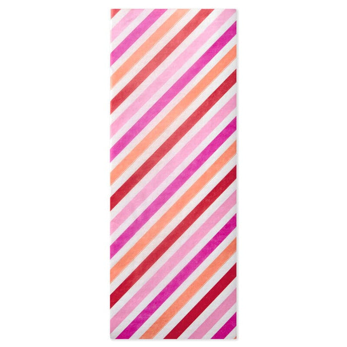 Hallmark Papel Tissue Rayas Diagonales Rosa/Naranja 4U - Farmacias Arrocha