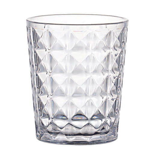 Vaso De Vidrio Con Diseño Diamante 440 ml - Farmacias Arrocha