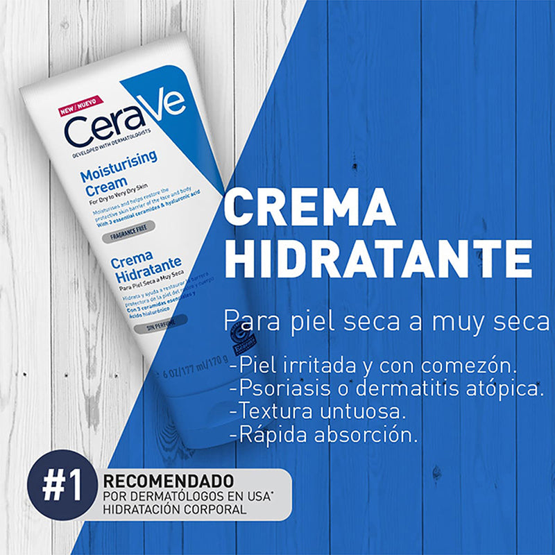 Cerave Crema Hidatante Para Cuerpo 177Ml - Farmacias Arrocha