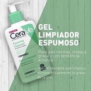 Cerave Limpiador Hidratante Espumoso  Para Pieles Sensibles 236Ml - Farmacias Arrocha