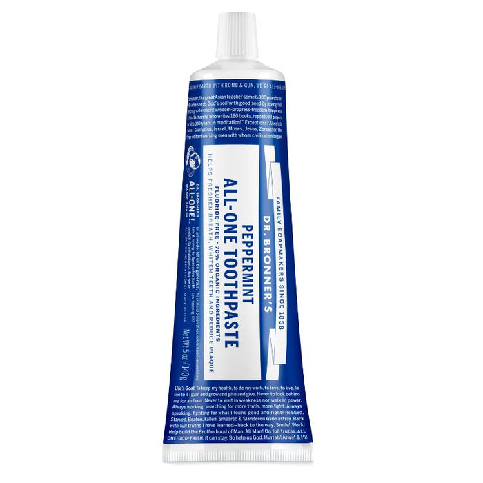 Dr. Bronner's Menta Pasta de Dientes All One 5 oz - Farmacias Arrocha