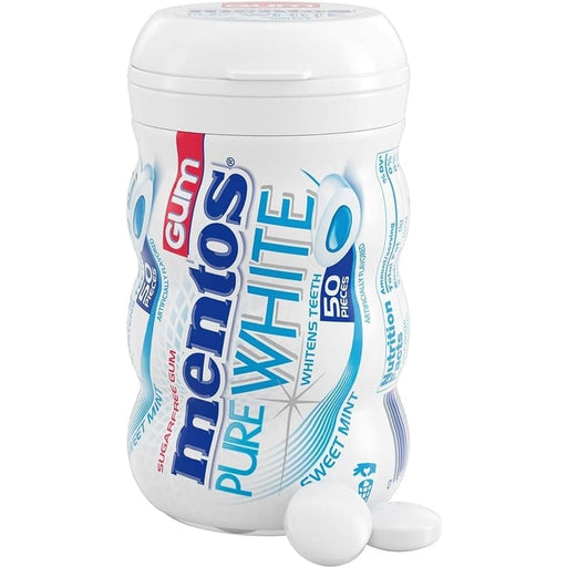 Mentos Gum Pure White Mint 100Gr - Farmacias Arrocha