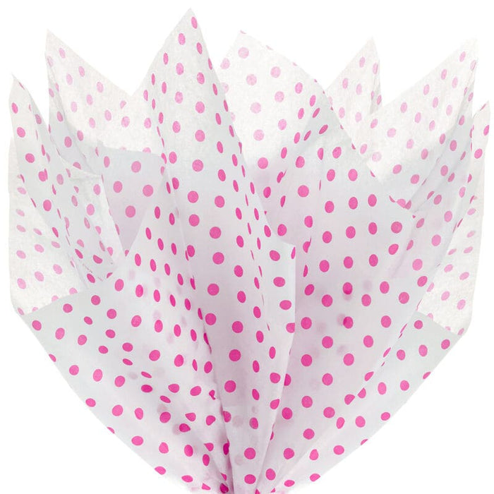 Hallmark Papel Tissue Puntos Rosa Intenso 4U - Farmacias Arrocha